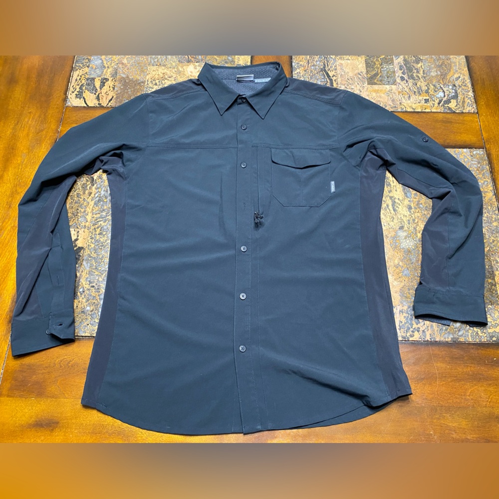 Columbia long sleeve button down hiking fishing shirt L XL